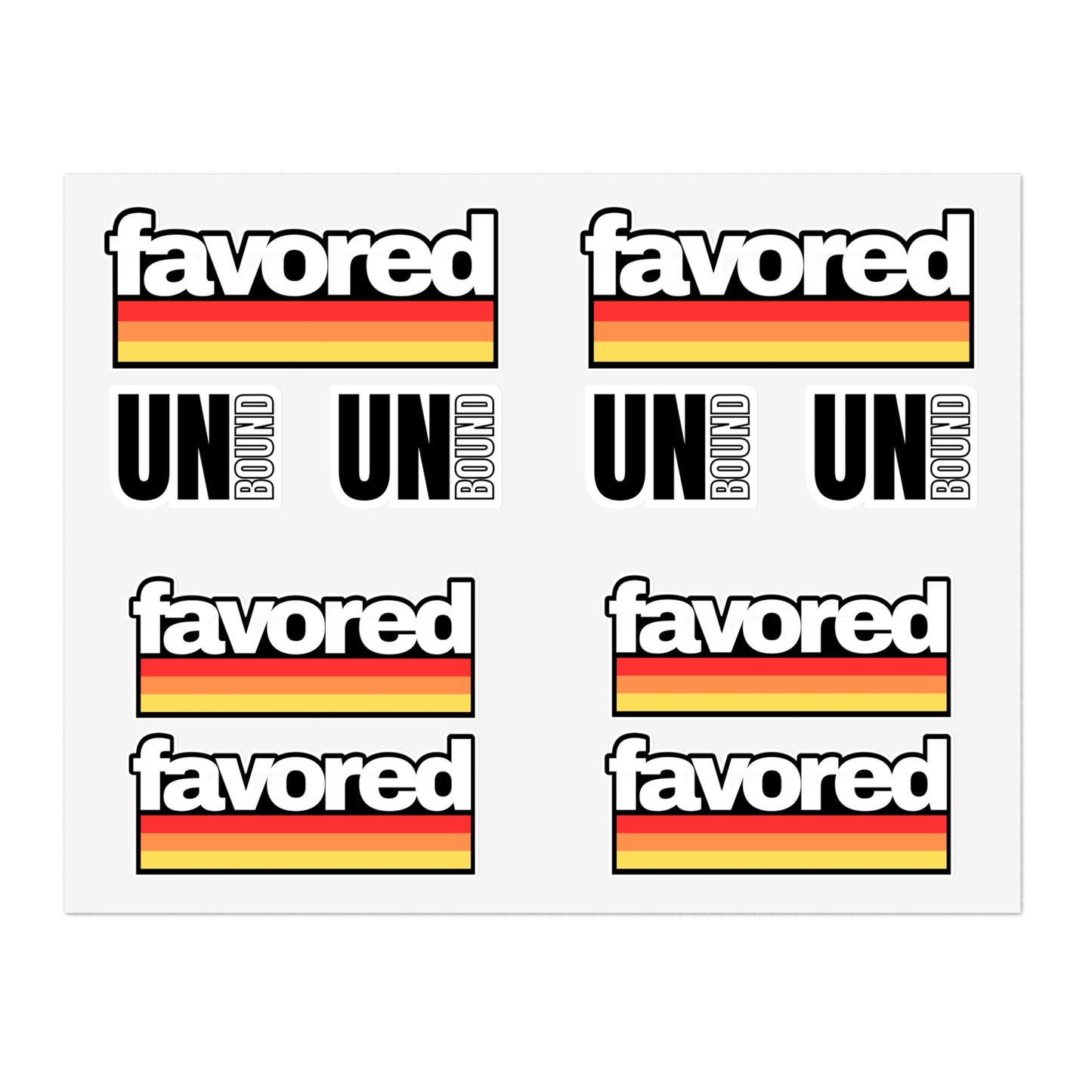 BLESSED - STICKER SHEET
