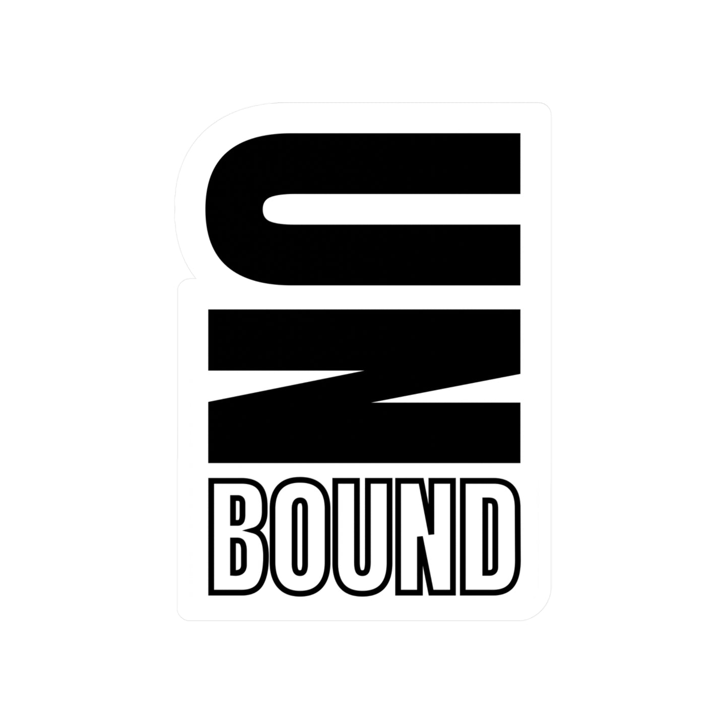 UNBOUND - (KISS-CUT) VINYL DECALS