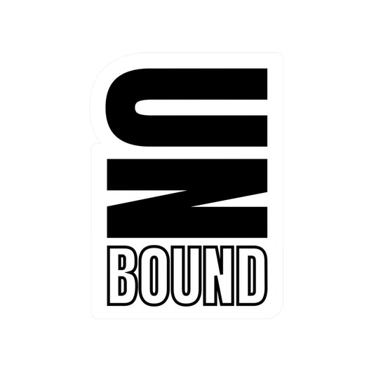 UNBOUND - (KISS-CUT) VINYL DECALS