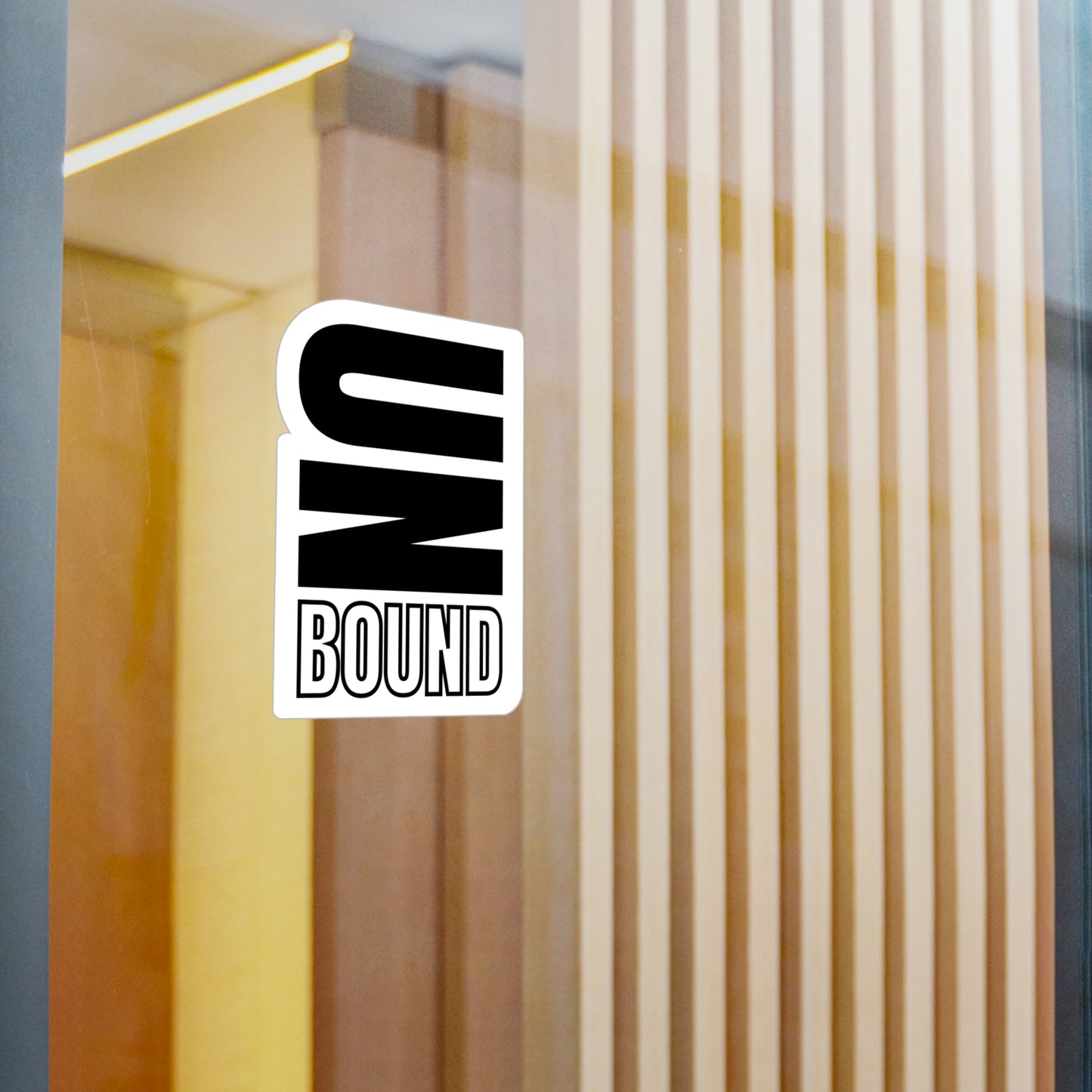 UNBOUND - (KISS-CUT) VINYL DECALS