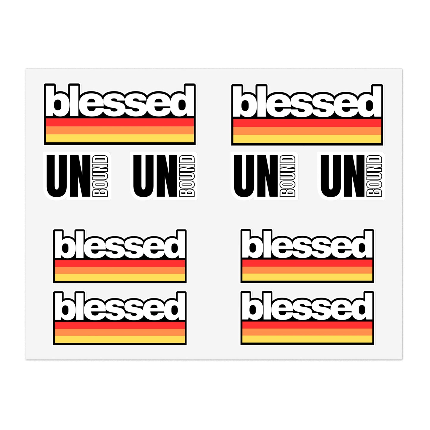 BLESSED - STICKER SHEET