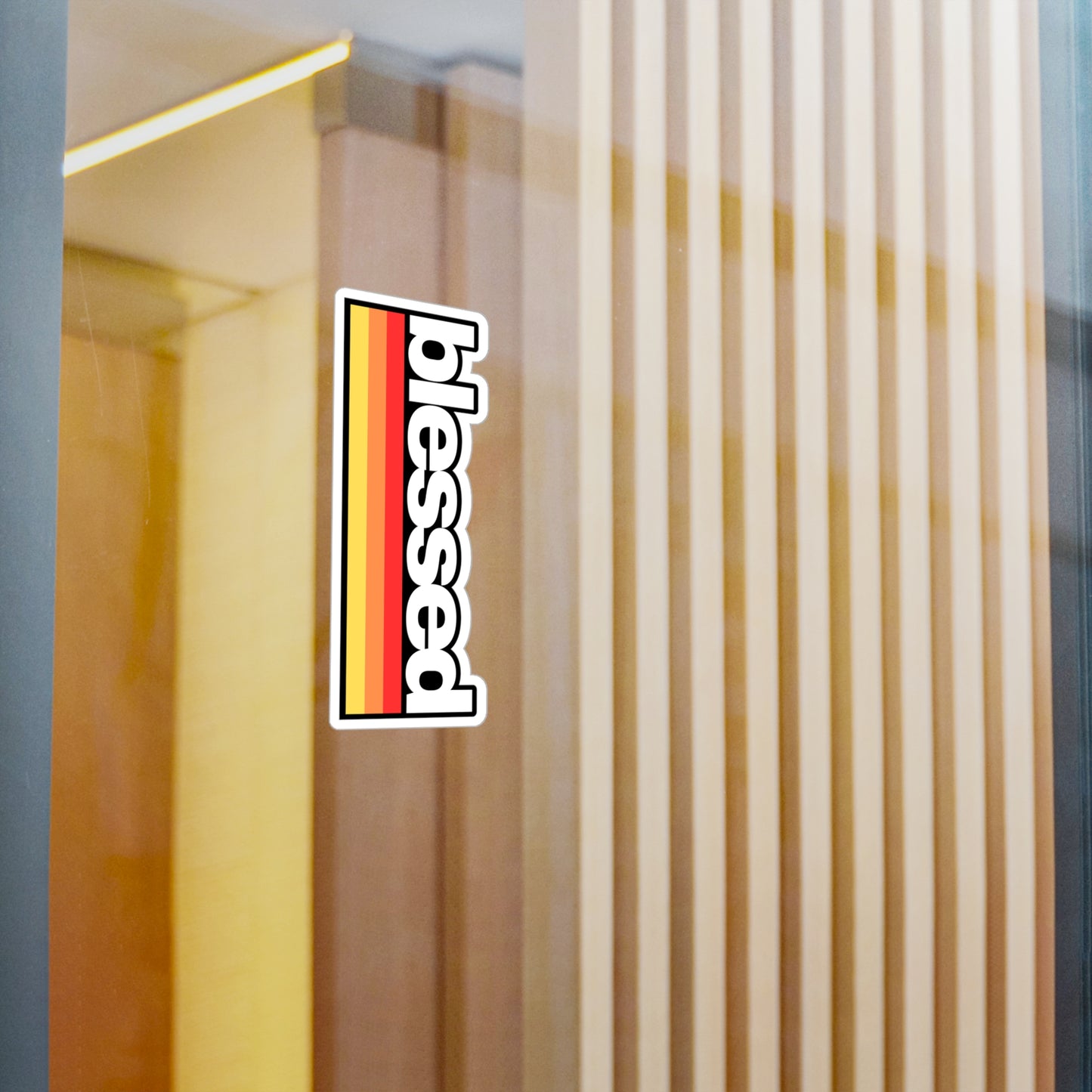 BLESSED - (KISS-CUT) VINYL DECALS