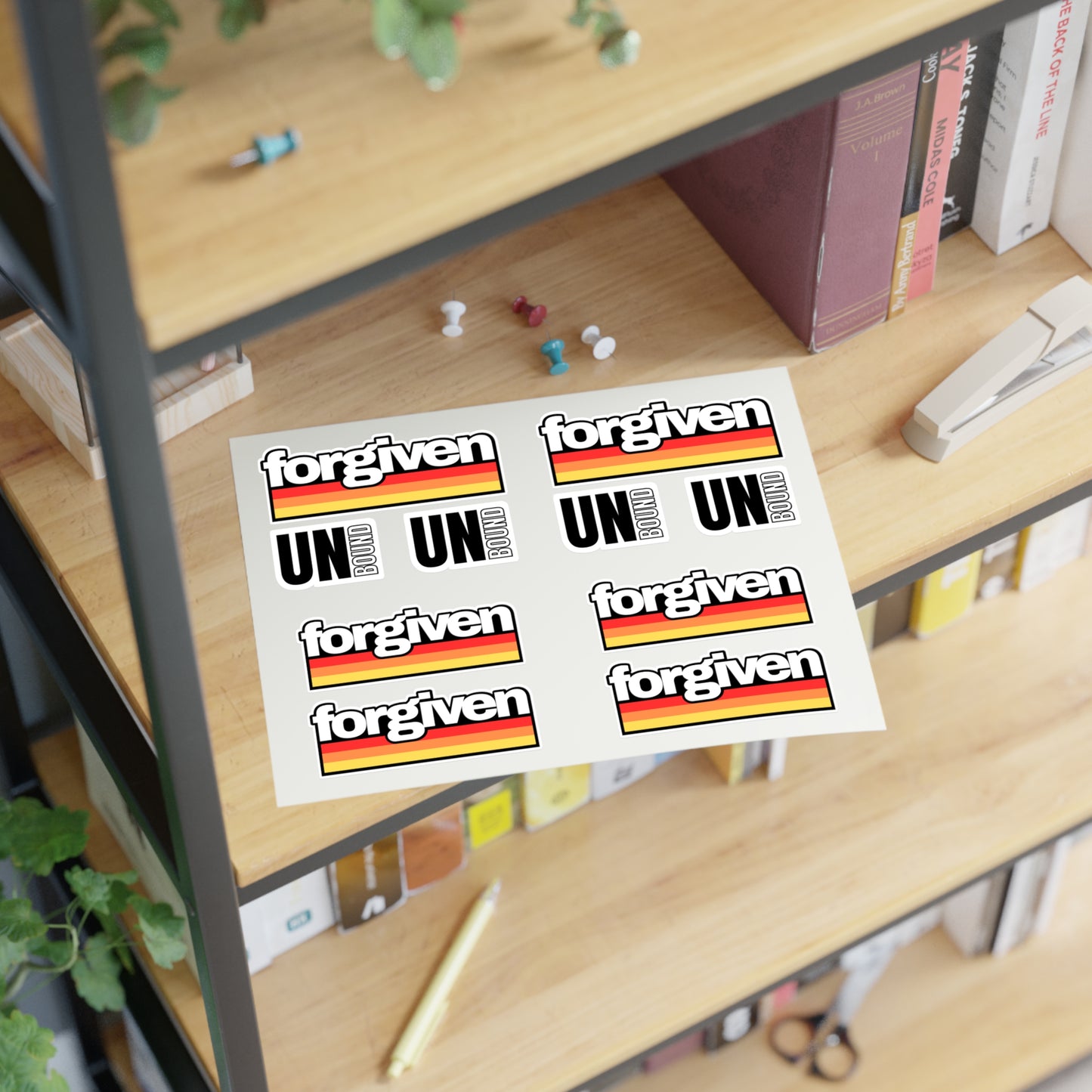 FORGIVEN - STICKER SHEET