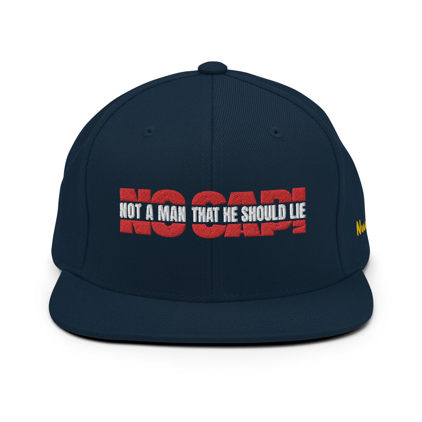 NO CAP! - SNAPBACK (BLK/RED)