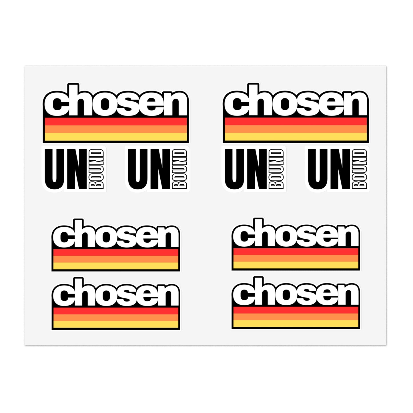 CHOSEN - STICKER SHEET