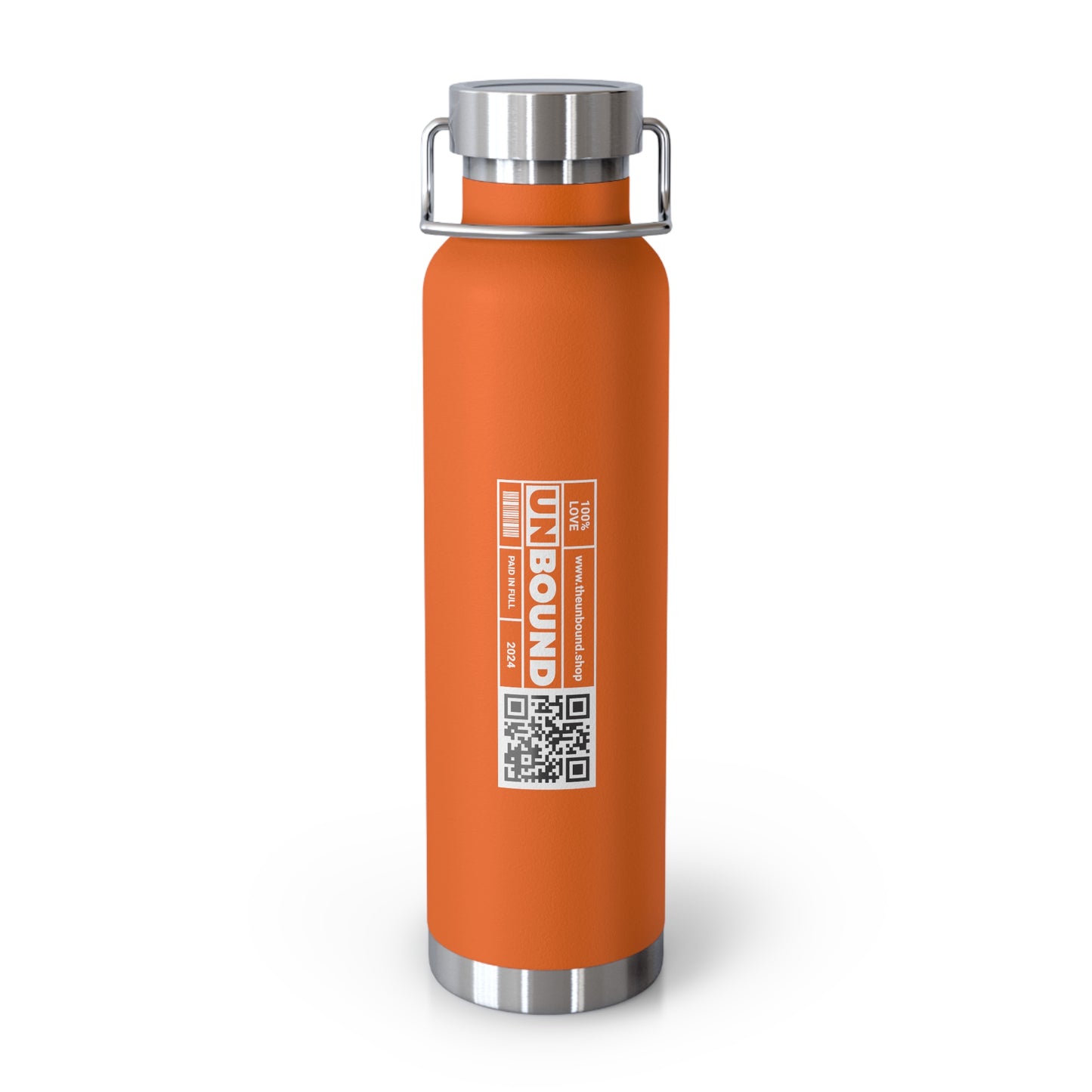 UNBOUND (QR) Copper Vacuum Insulated Bottle, 22oz