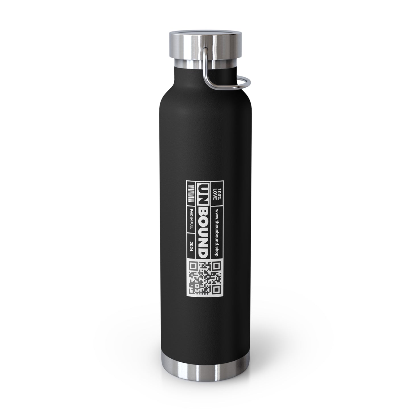 UNBOUND (QR) Copper Vacuum Insulated Bottle, 22oz