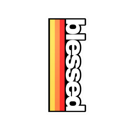 BLESSED - (KISS-CUT) VINYL DECALS