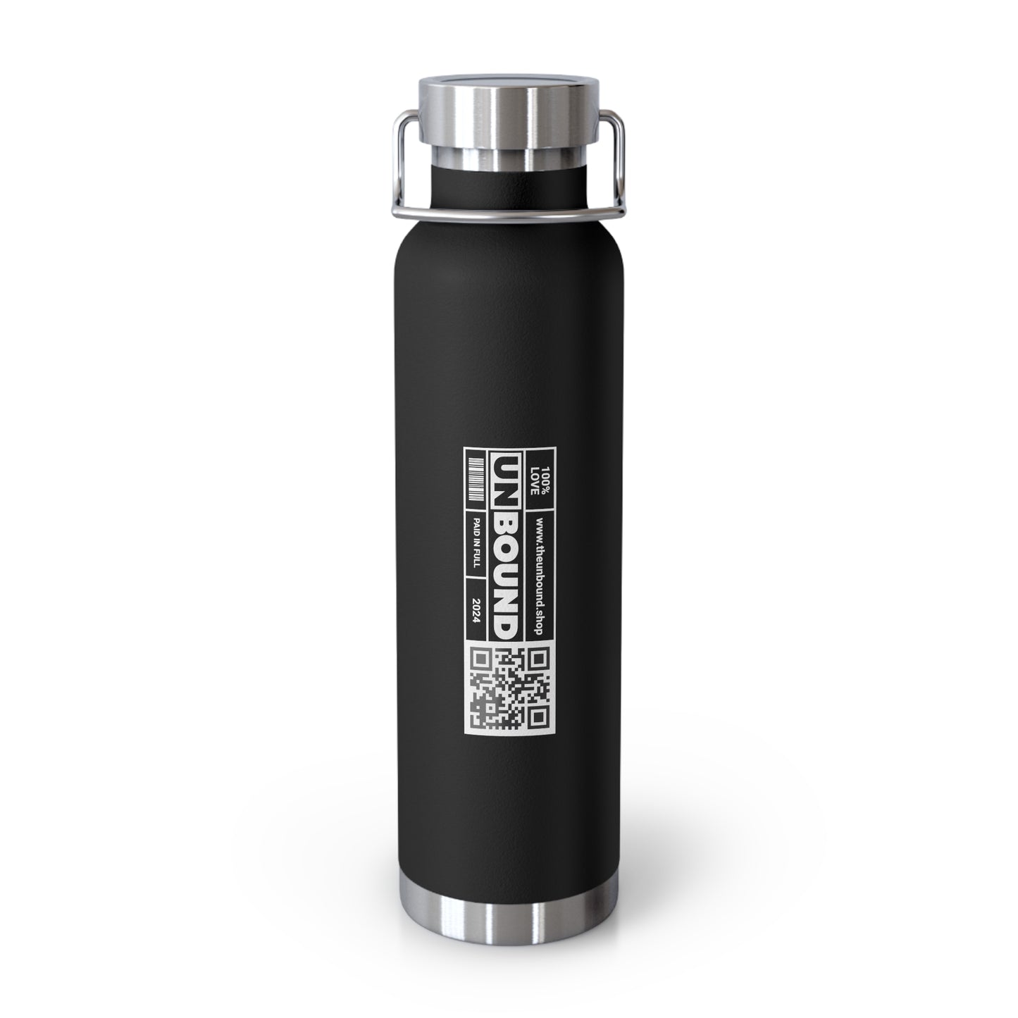 UNBOUND (QR) Copper Vacuum Insulated Bottle, 22oz