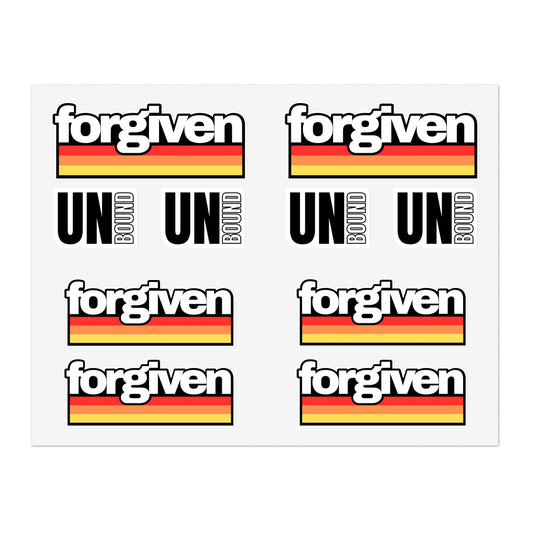 FORGIVEN - STICKER SHEET