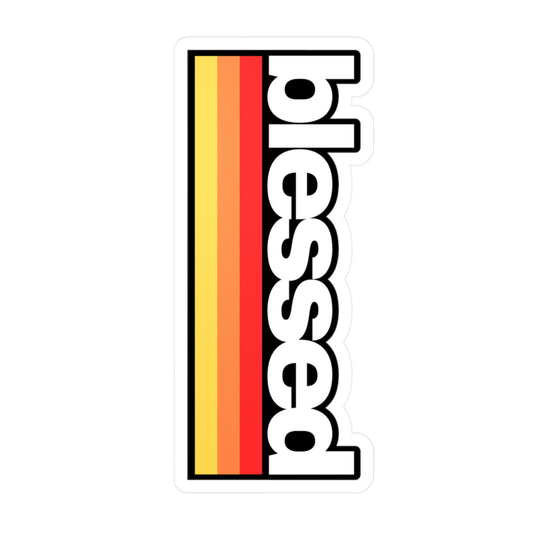 BLESSED - (KISS-CUT) VINYL DECALS