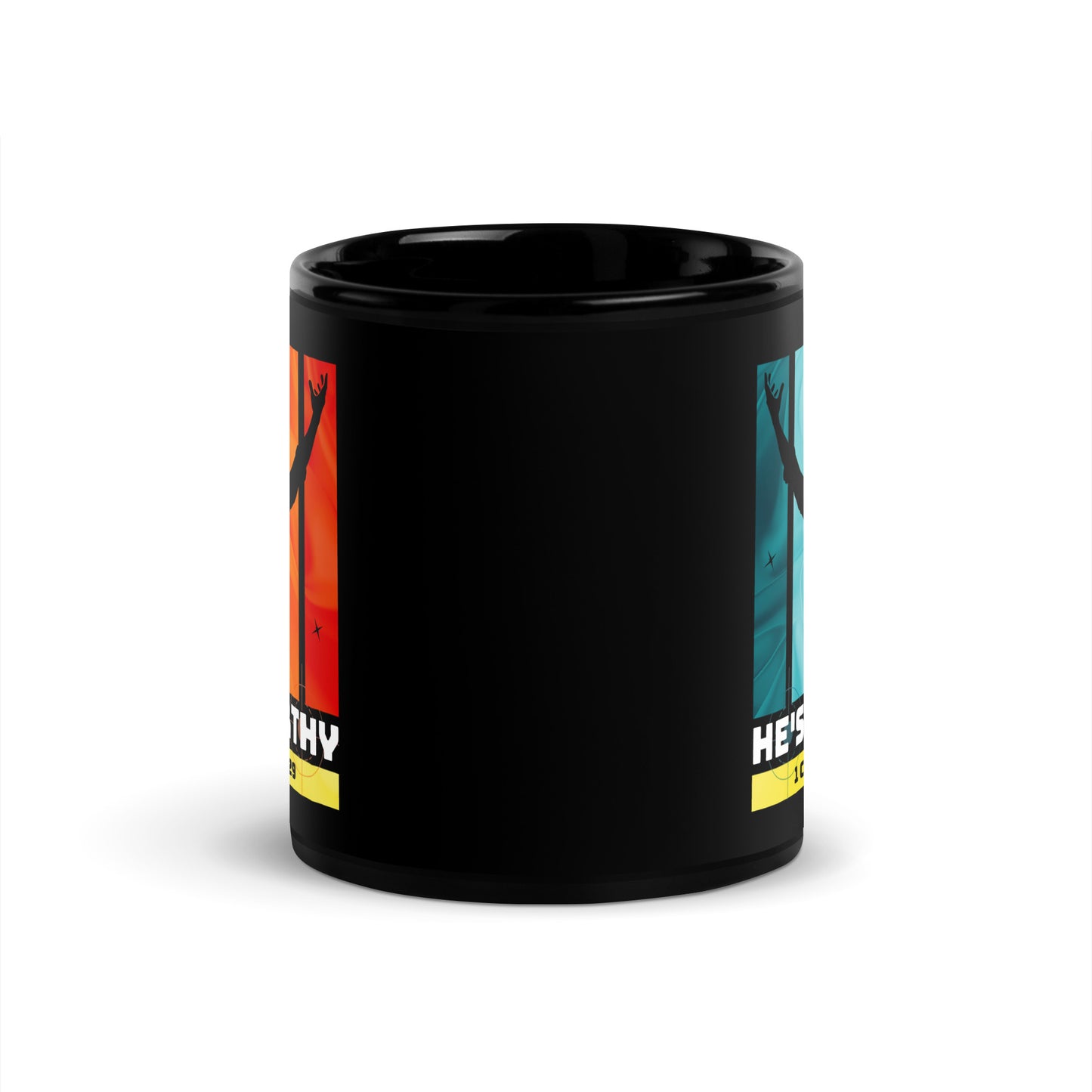 HE'S WORTHY - BLK Mug