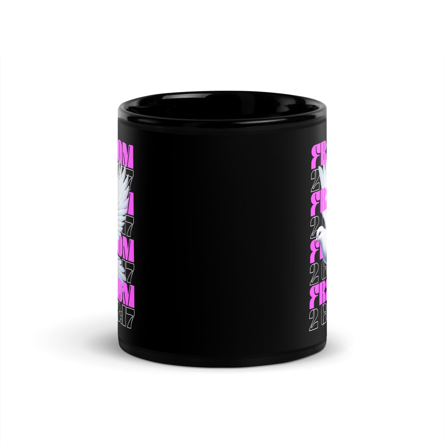 FREEDOM DOVE - BLK Mug