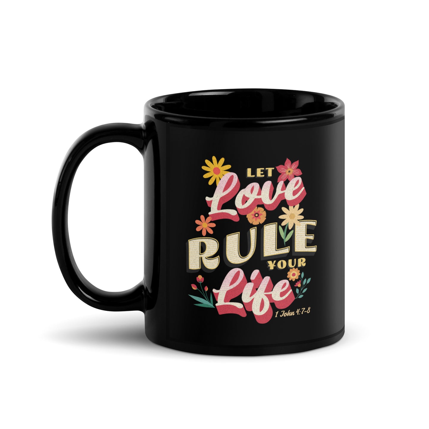 LET LOVE RULE - BLK Mug