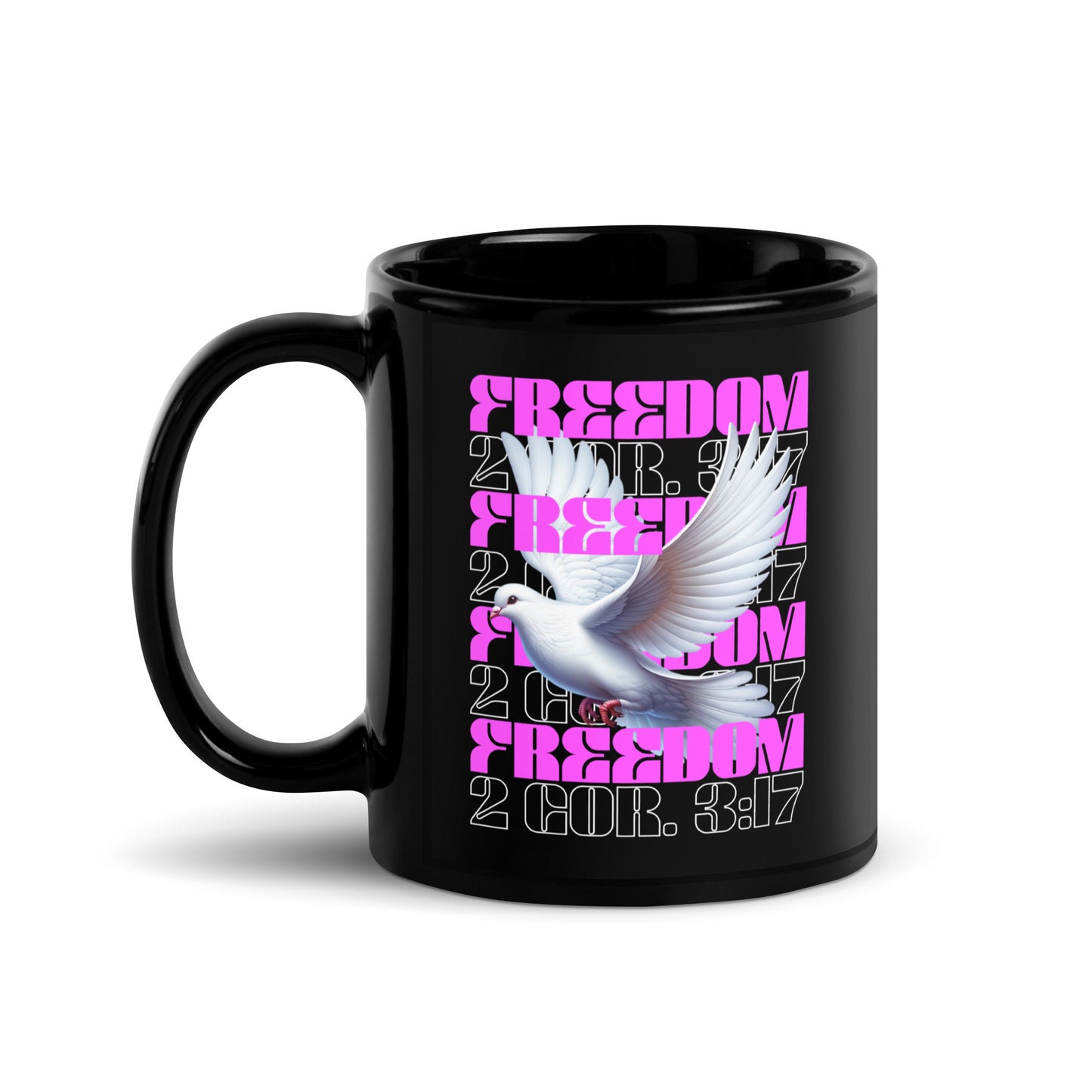 FREEDOM DOVE - BLK Mug