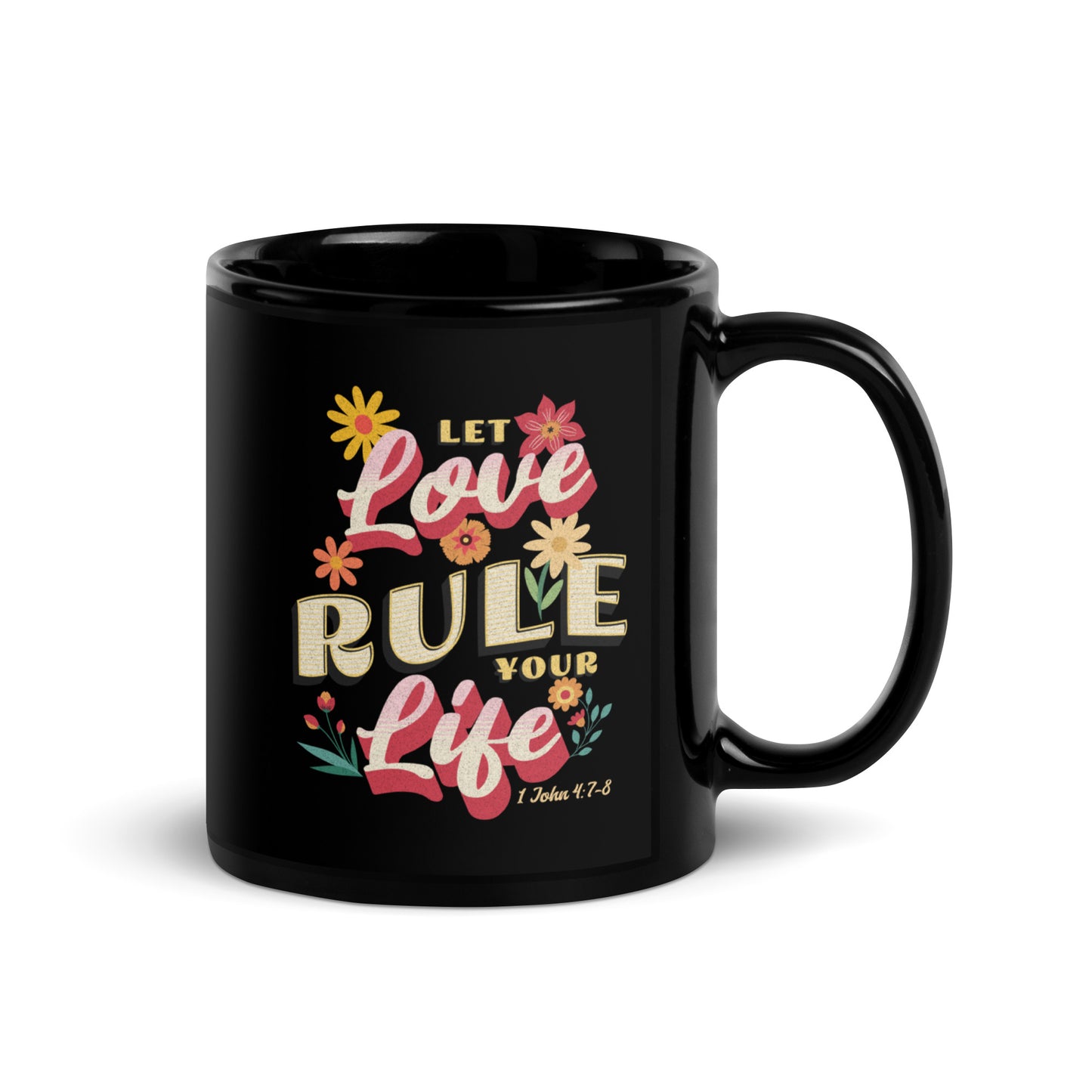 LET LOVE RULE - BLK Mug