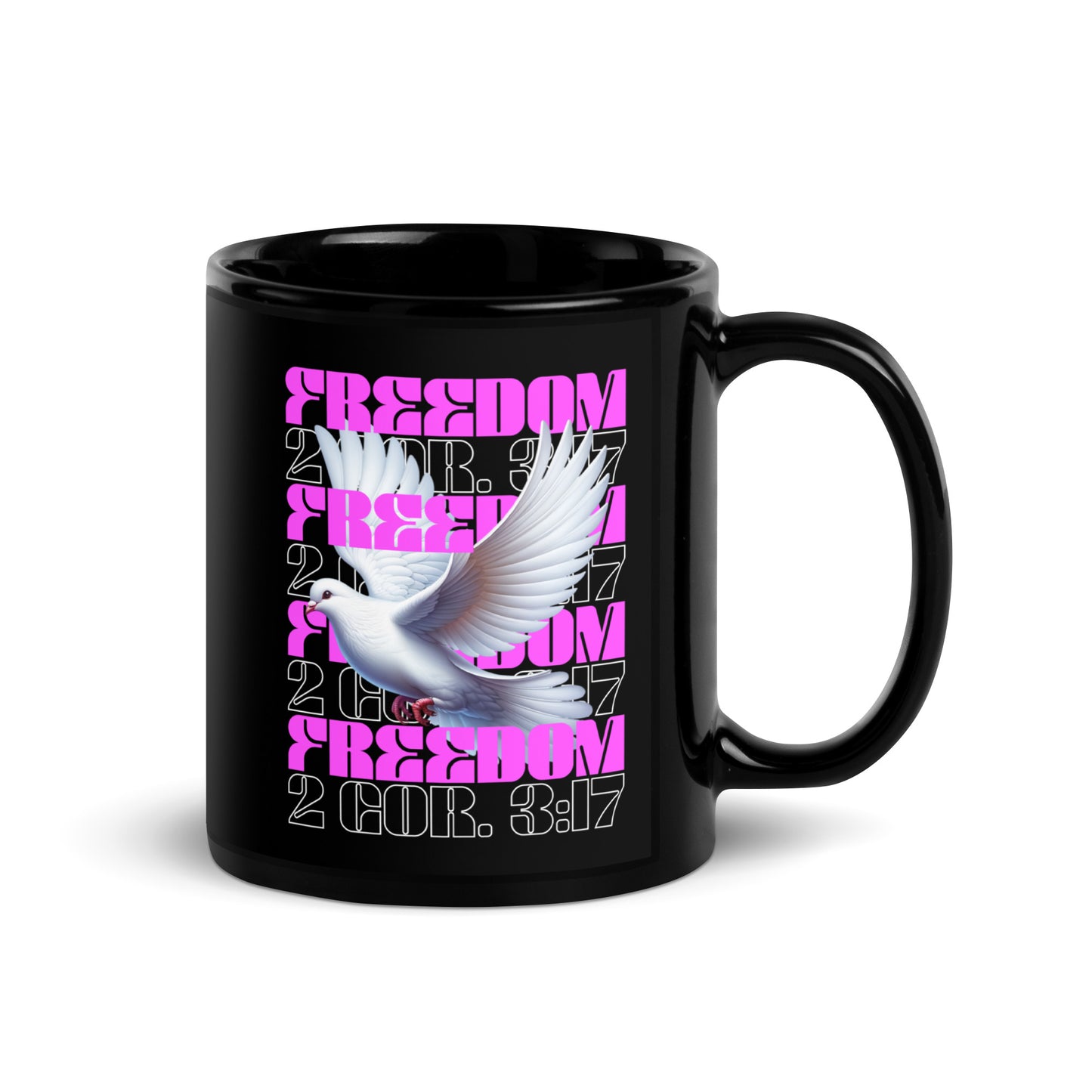 FREEDOM DOVE - BLK Mug