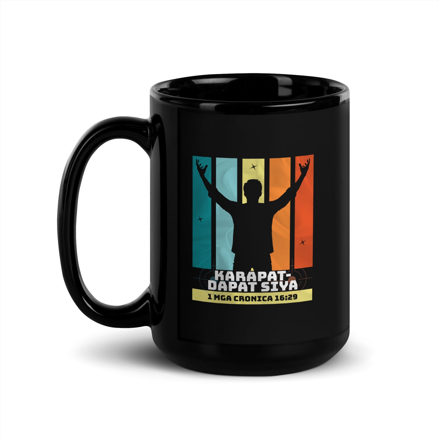 HE'S WORTHY (FIL) - BLK Mug