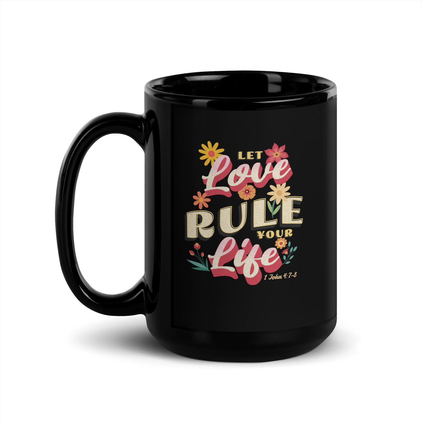 LET LOVE RULE - BLK Mug