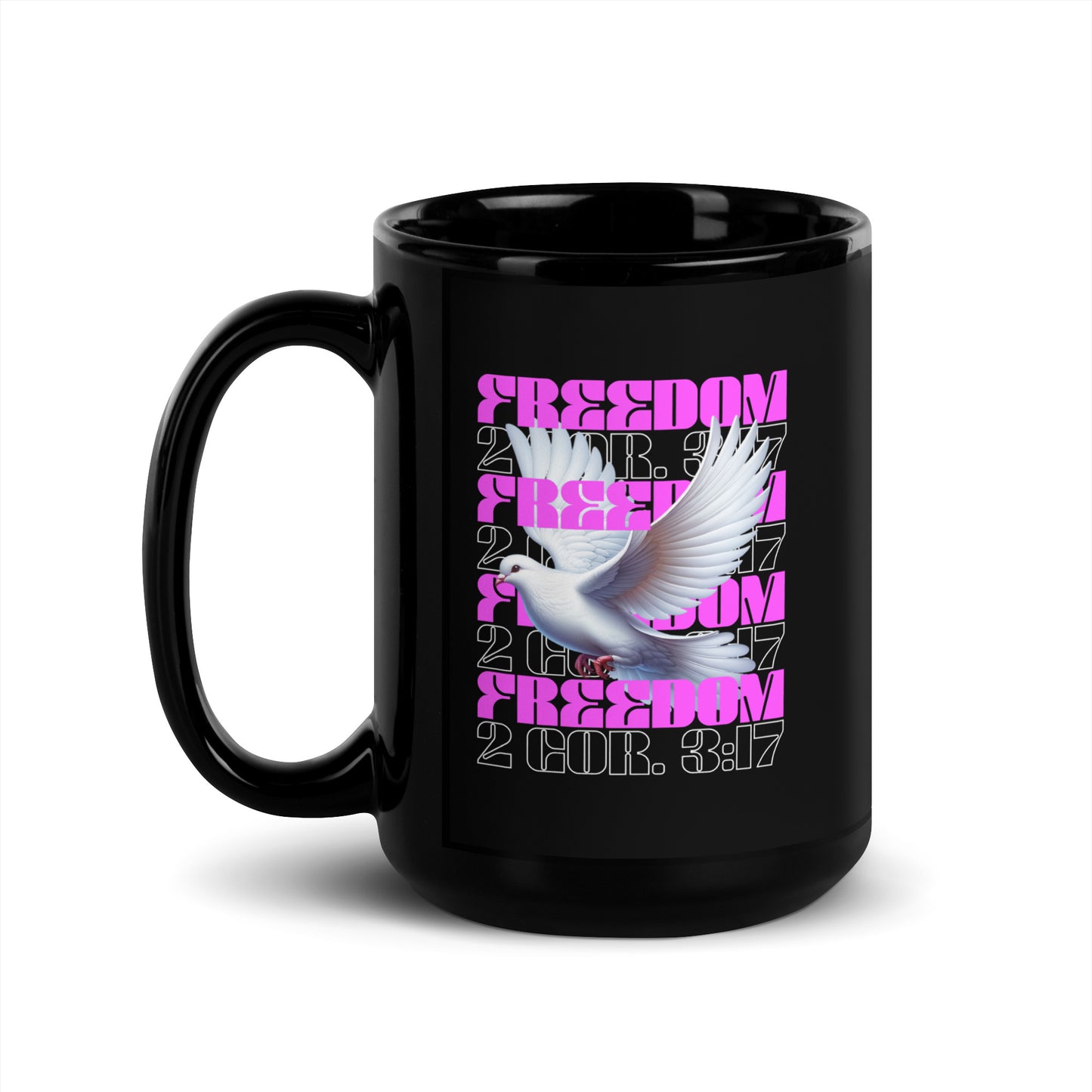 FREEDOM DOVE - BLK Mug