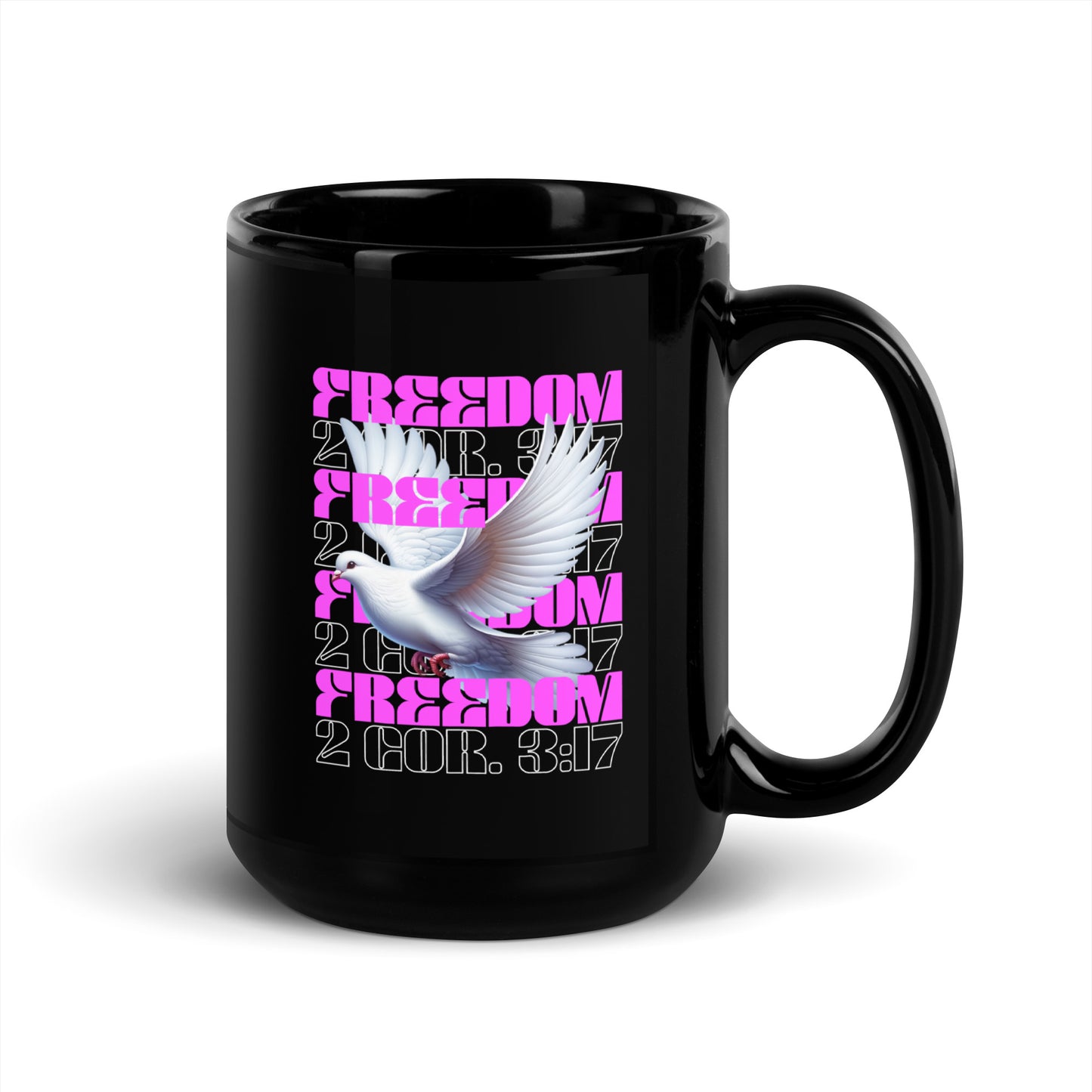 FREEDOM DOVE - BLK Mug