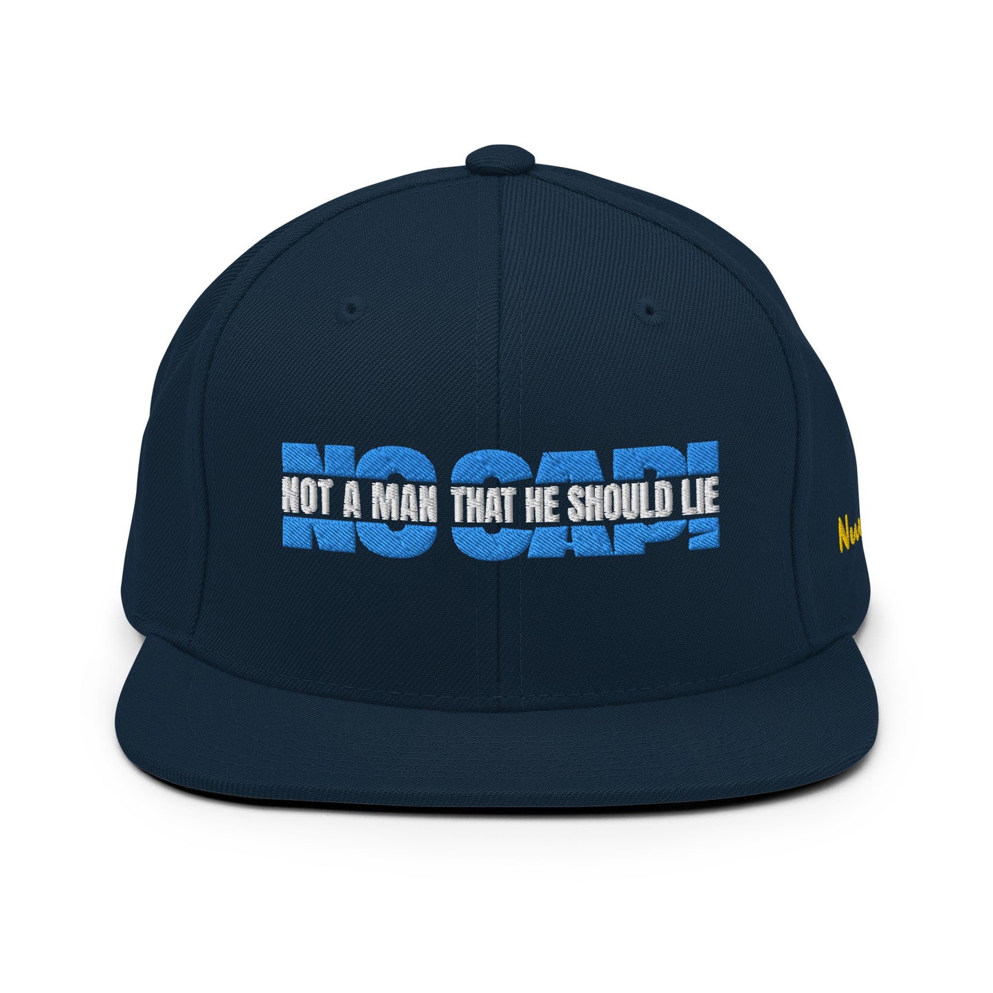 NO CAP! - SNAPBACK (NAV/BLU)