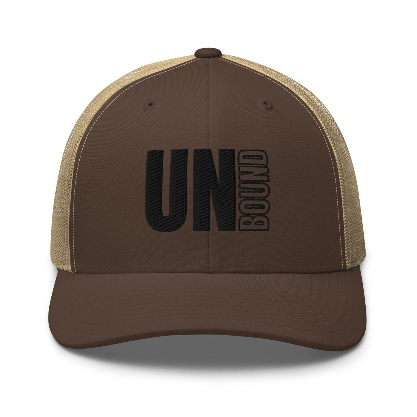 UNB TRUCKER BLK LOGO - 3D PUFF