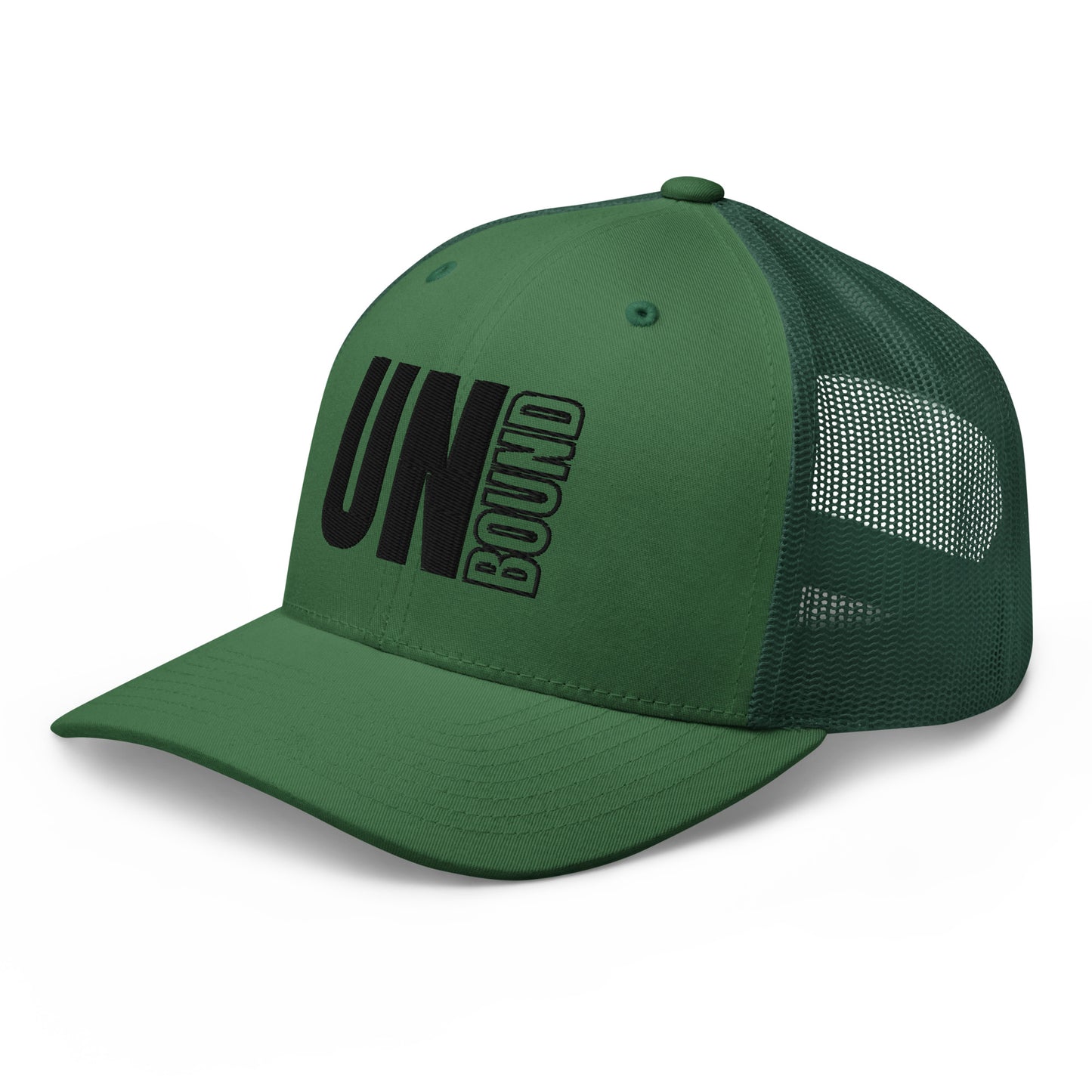 UNB TRUCKER BLK LOGO - 3D PUFF