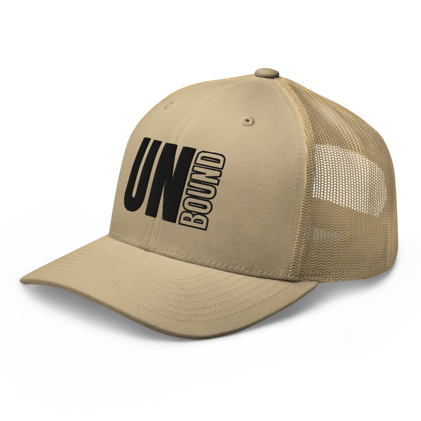 UNB TRUCKER BLK LOGO - 3D PUFF