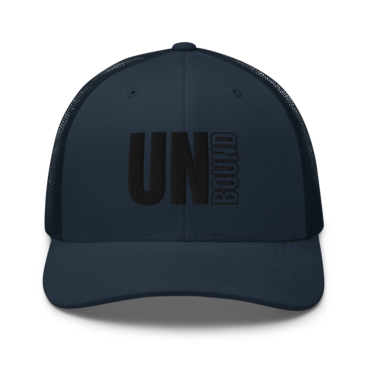 UNB TRUCKER BLK LOGO - 3D PUFF