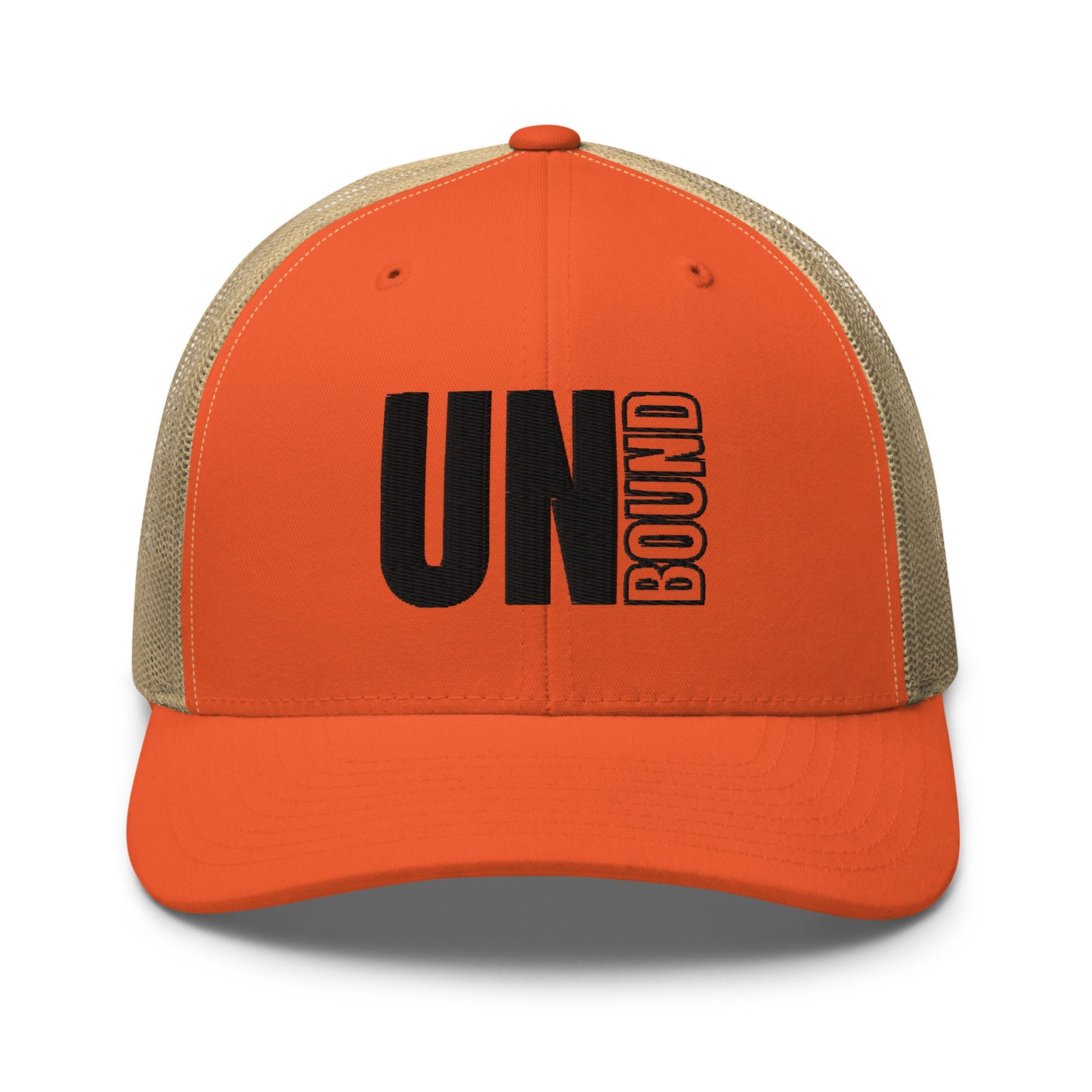 UNB TRUCKER BLK LOGO - 3D PUFF