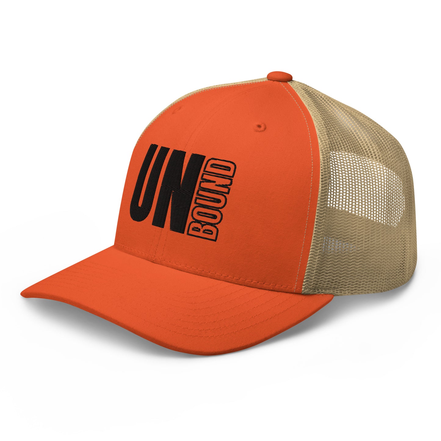 UNB TRUCKER BLK LOGO - 3D PUFF